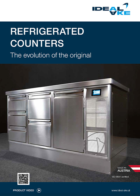 Folder Kühltische Englisch