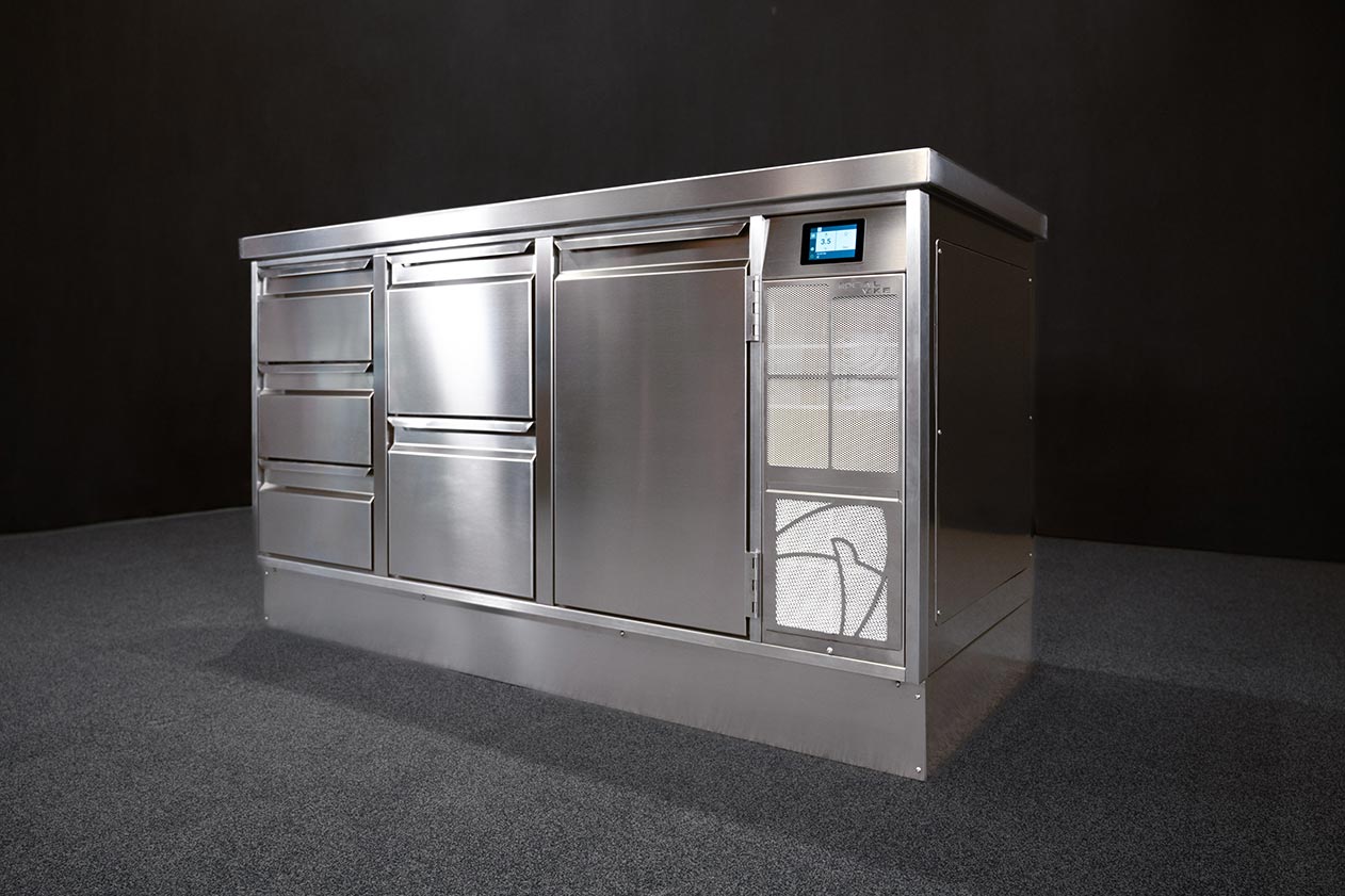 Neuer Kühlunterbau für Gastronomie