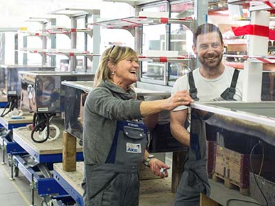 Mitarbeiterin bei AKE