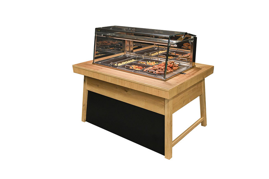 Umschaltbare Vitrine Switch