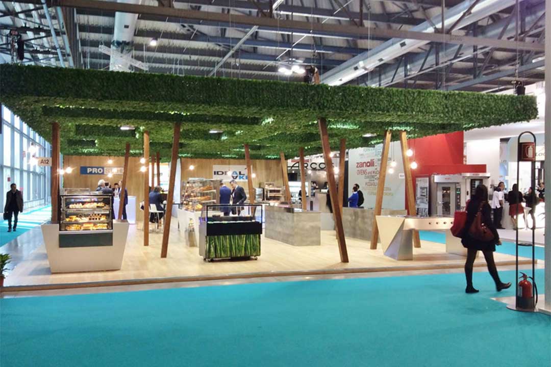 Messestand Ideal Ake HOST 2015 Mailand