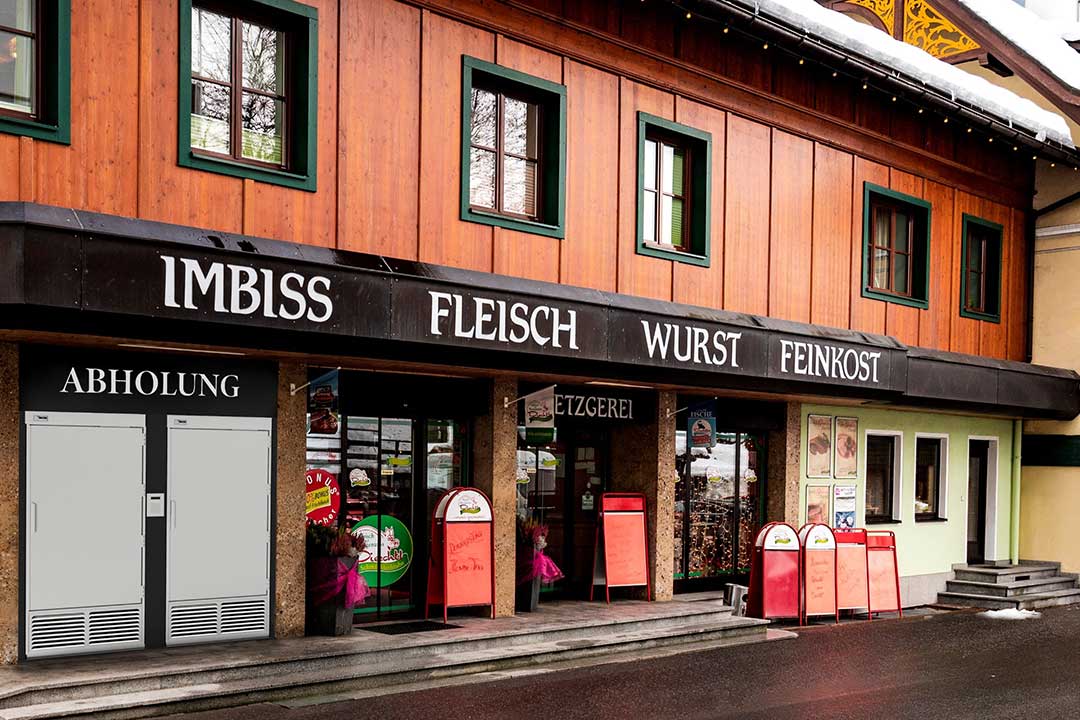 Metzgerei mit Abholautomat von Ideal Ake