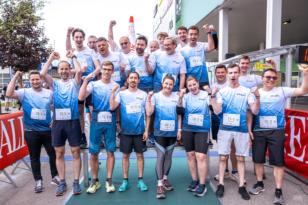 Laufteam IDEALAKE beim Business2run in Gmunden