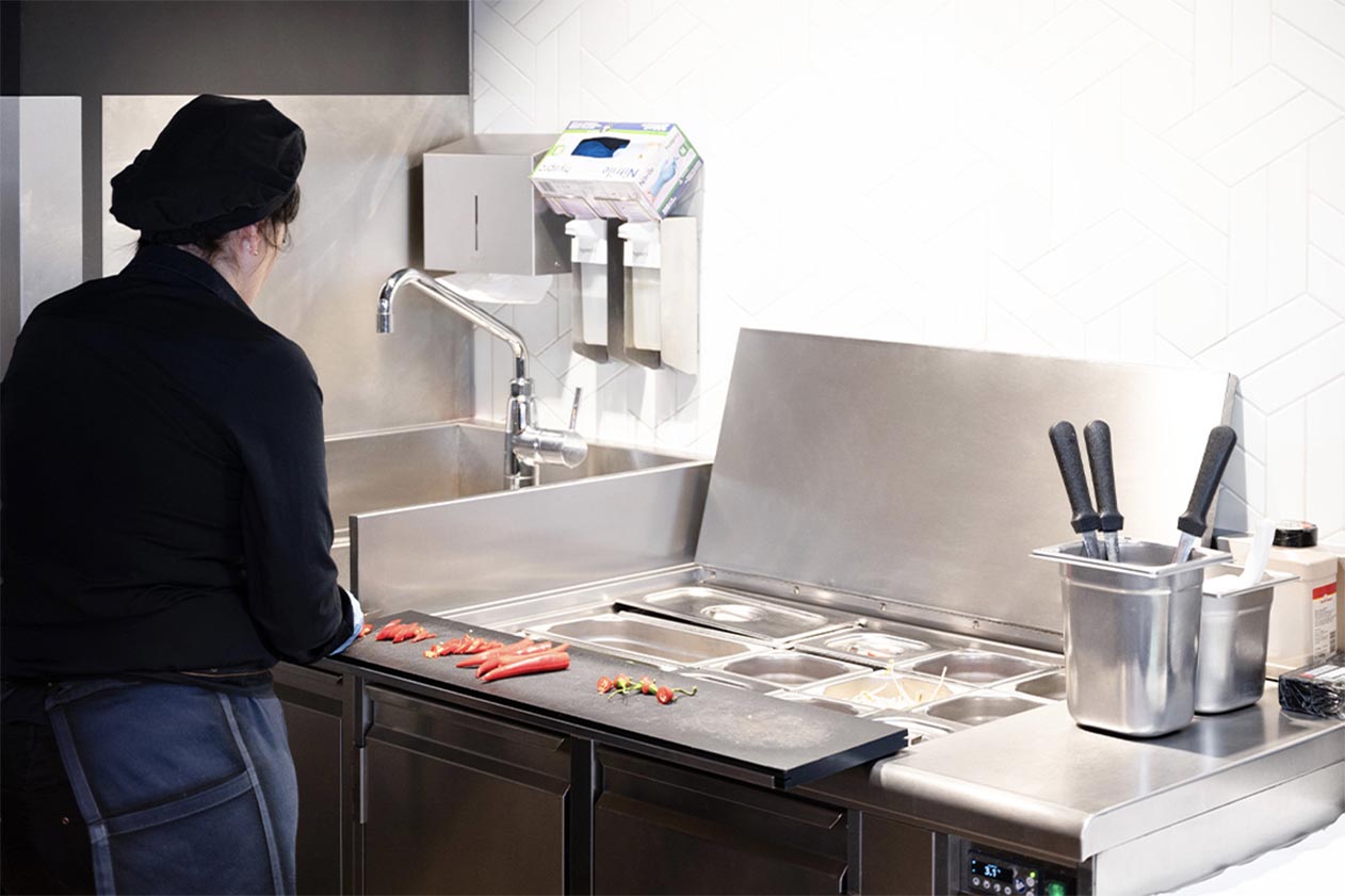 Saladetten-Kühltisch für Gastronomie