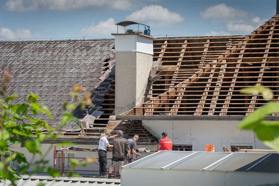 Dachsanierung bei IDEAL in Gmunden