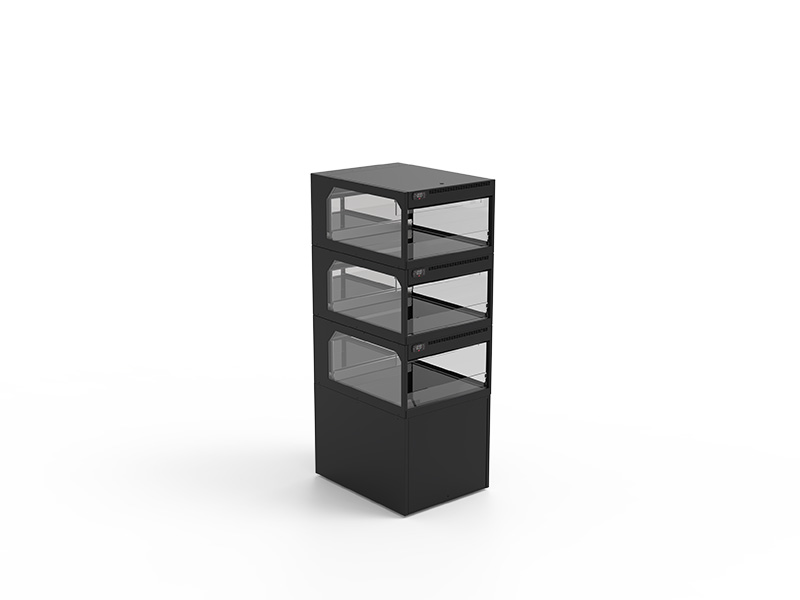 Hot Vario 3 Fach Warmhaltevitrine