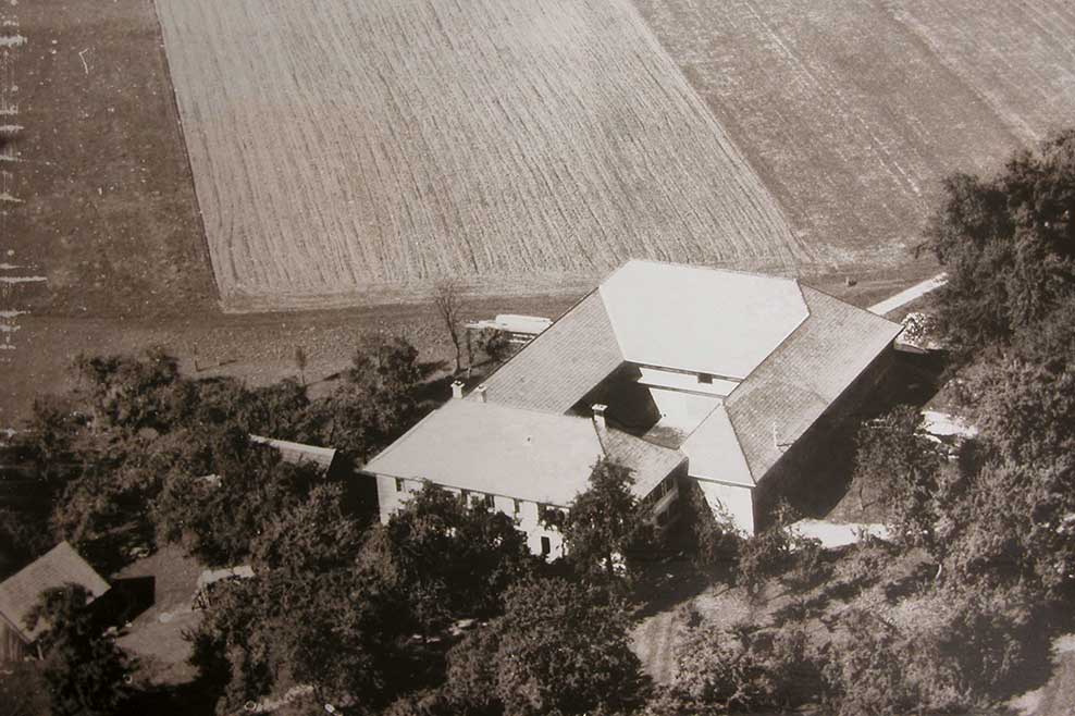 Gebäude bei Beginn der Edelstahlfertigung im Bereich der Getränketheken und Gastronorm Kühltische 1960