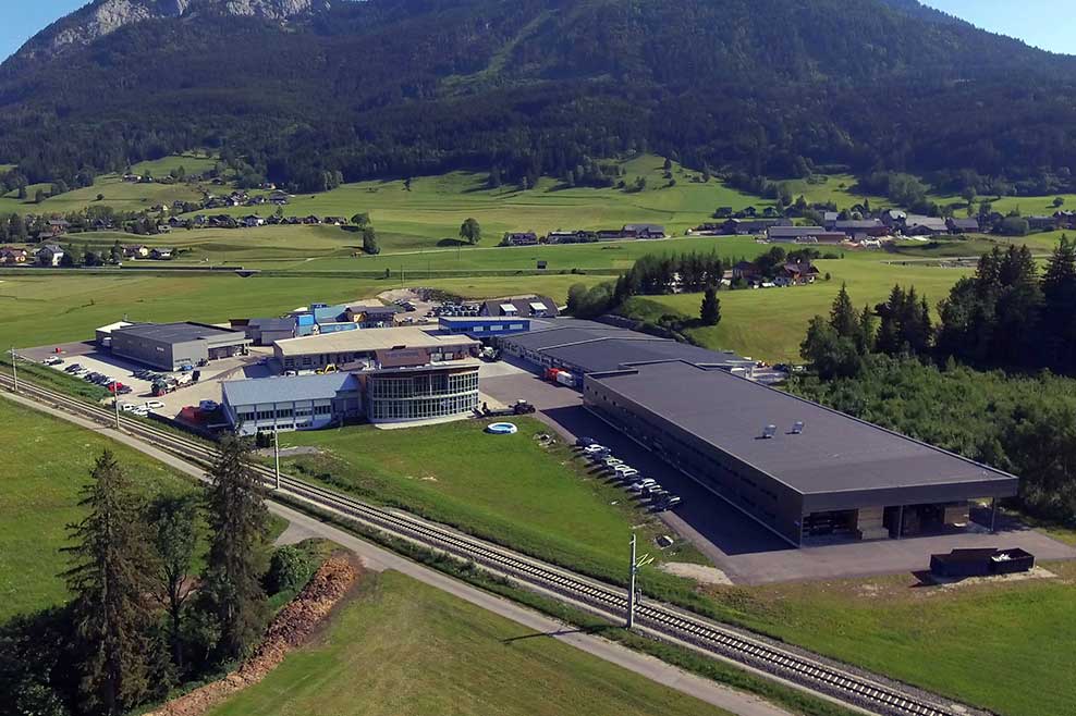 Errichtung einer neuen Lagerhalle am Standort in Bad Mitterndorf 2017