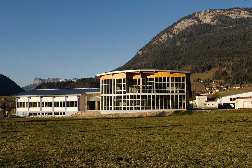 Neubau des Schulungszentrums und Schauraumes am Standort Bad Mitterndorf