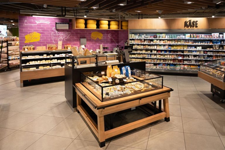 Käseinsel bei Migros in Zürich