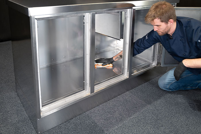 hygienischer Innenraum