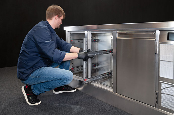 werkzeuglose Demontage