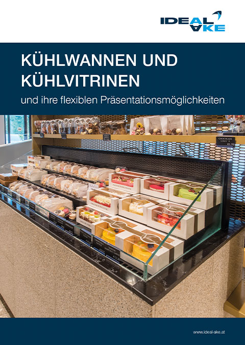 Produktgruppenfolder Kühlwannen und Kühlvitrinen