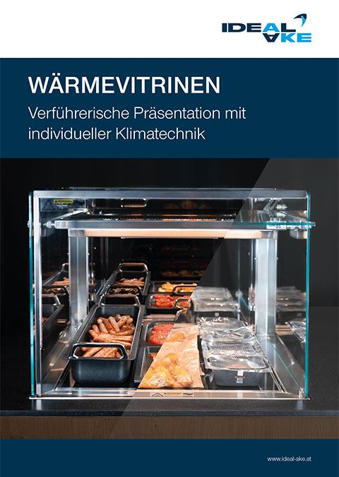 Produktgruppenfolder Wärmevitrinen