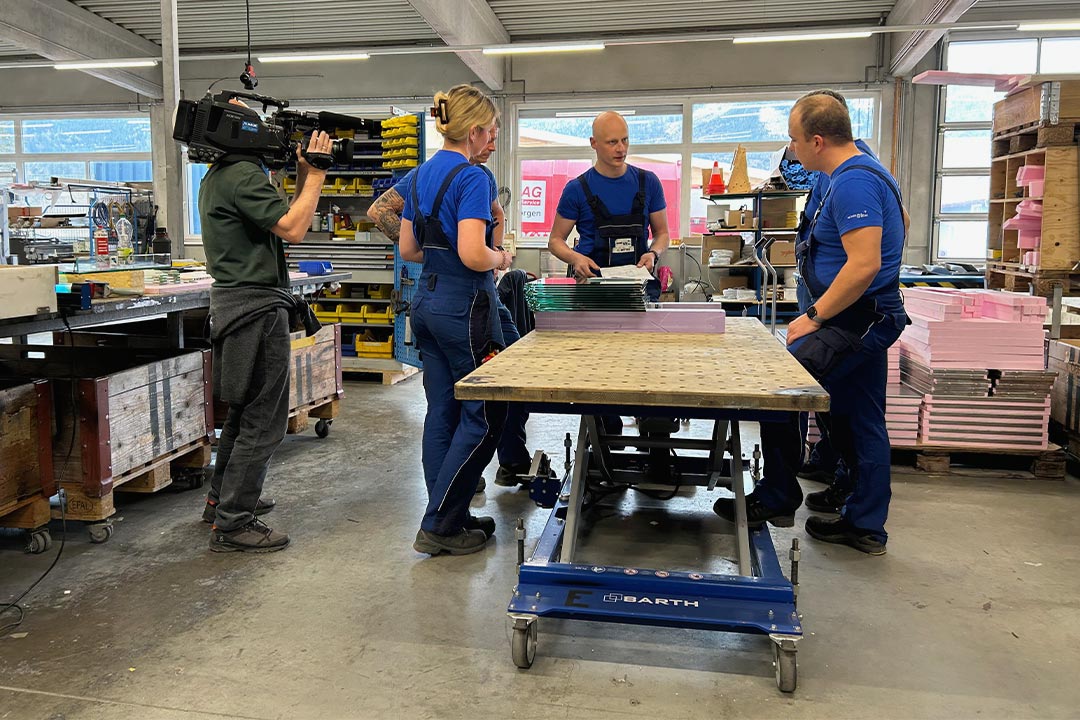 ORF zu Besuch bei IDEAL AKE