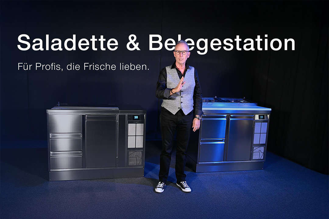 Saladette und Belegestation für Gastronomie