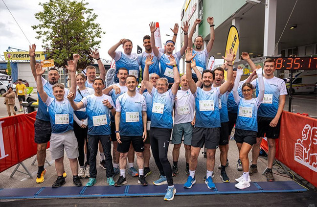 Business2Run 2026 in Gmunden Team IDEAL AKE